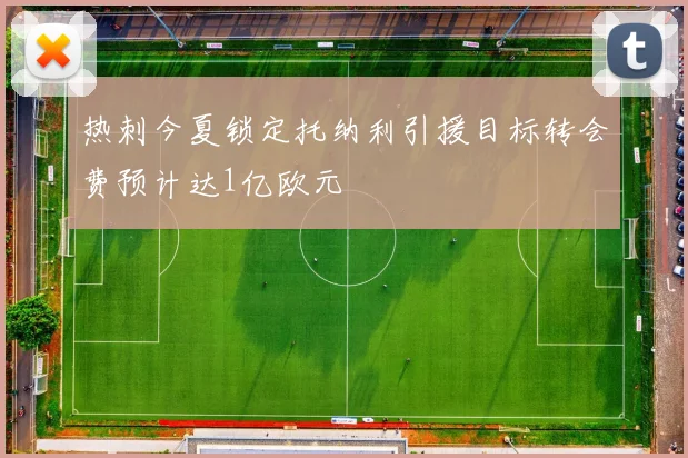 热刺今夏锁定托纳利引援目标转会费预计达1亿欧元