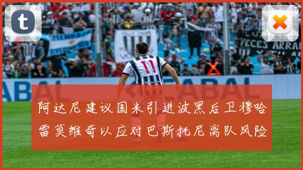 阿达尼建议国米引进波黑后卫穆哈雷莫维奇以应对巴斯托尼离队风险